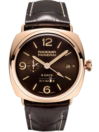 Panerai Special Editions Radiomir 8 Days GMT Oro Rosso Mens watc